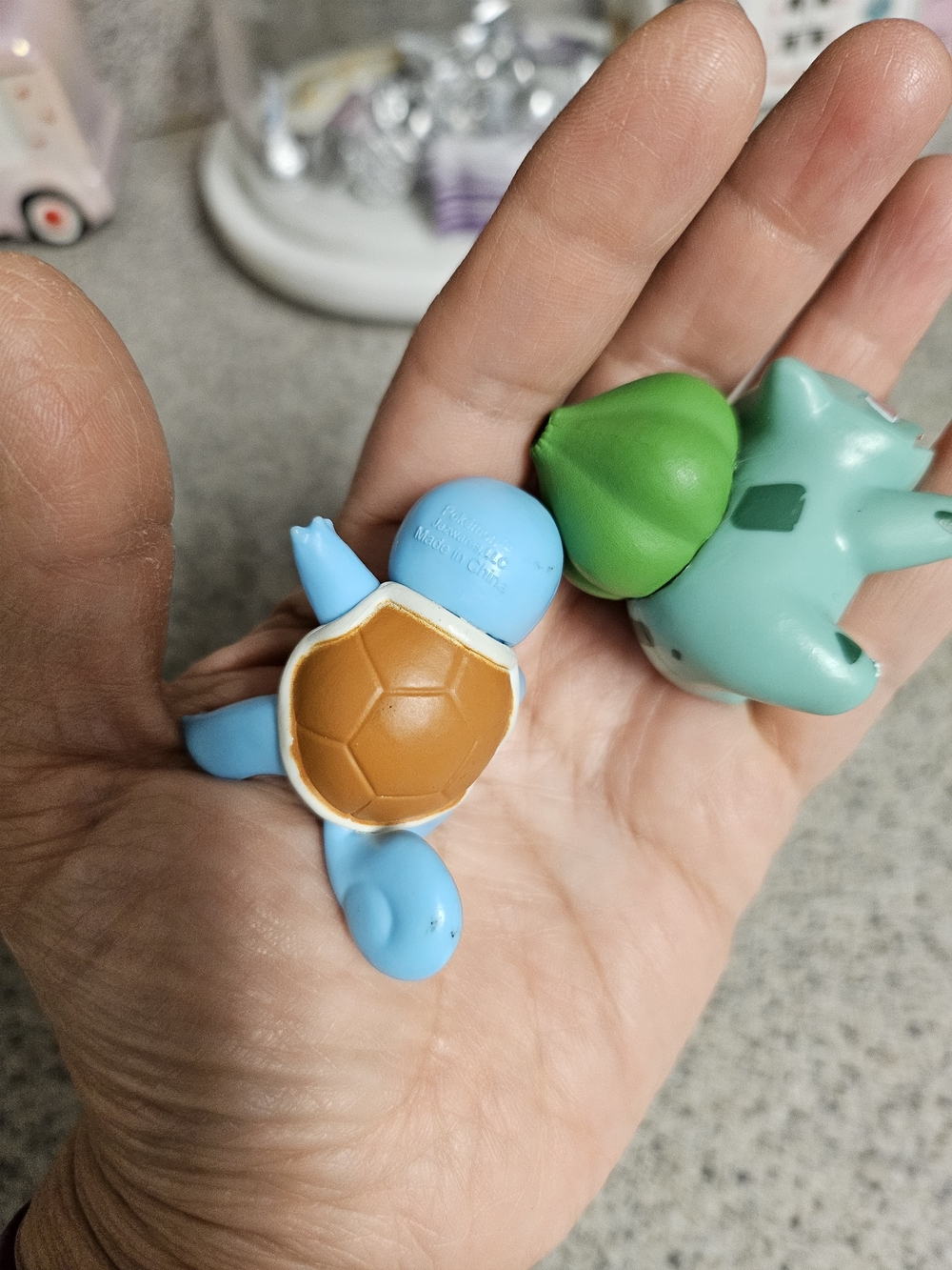 Pokemon Squirtle & Bulbasaur Figure Set - Blue & Green - Picture 4 of 10